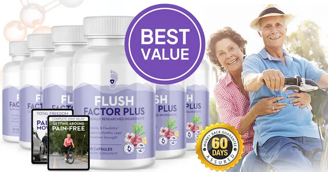 Flush Factor Plus is a vegan, stimulant-free supplement formulated to target joint pain, swelling, and fluid retention. Its unique blend of anti-inflammatory and circulation-boosting