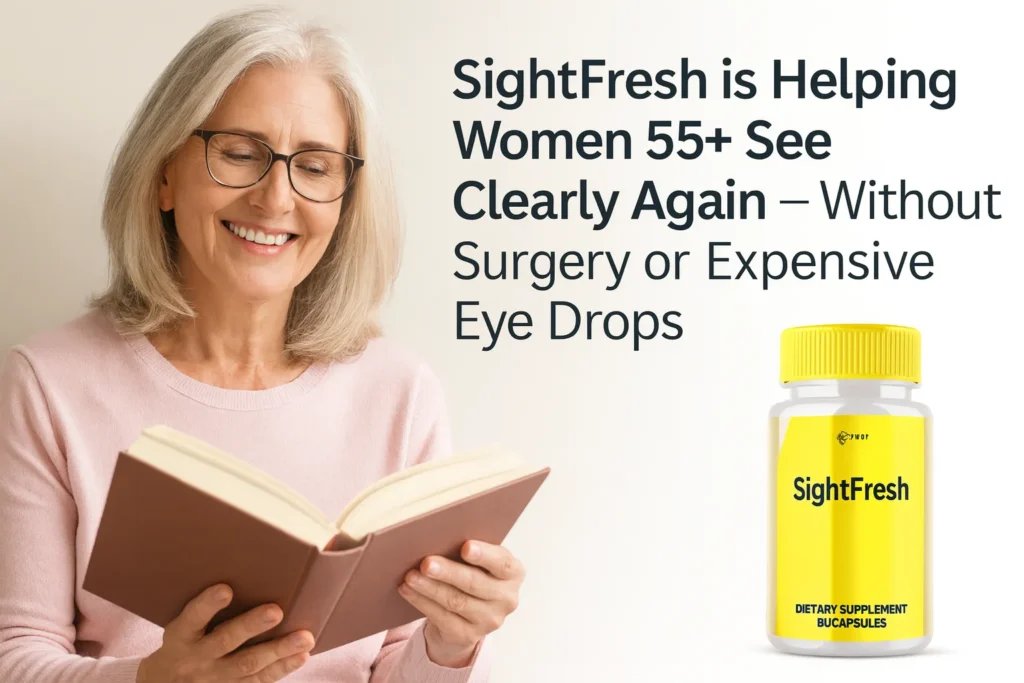 SightFresh is a natural formula developed to help support eye health and protect vision as you age.