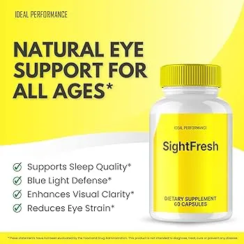 SightFresh is a natural formula developed to help support eye health and protect vision as you age.
