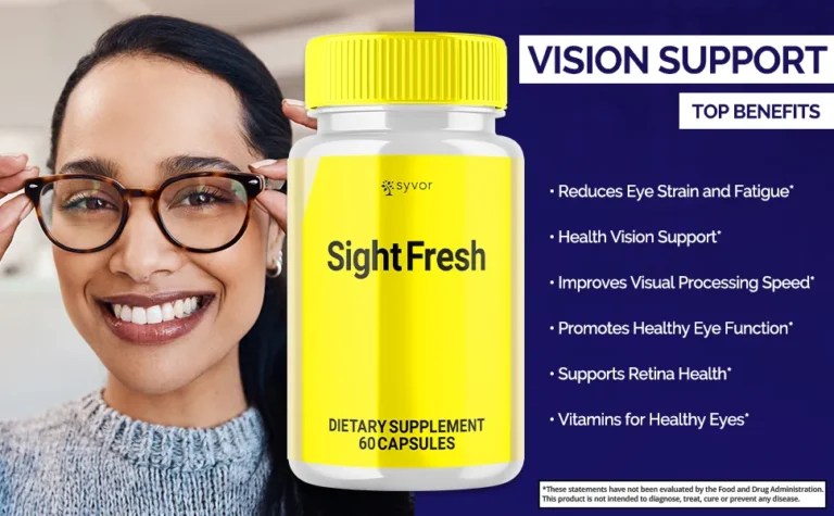 SightFresh is a natural formula developed to help support eye health and protect vision as you age.
