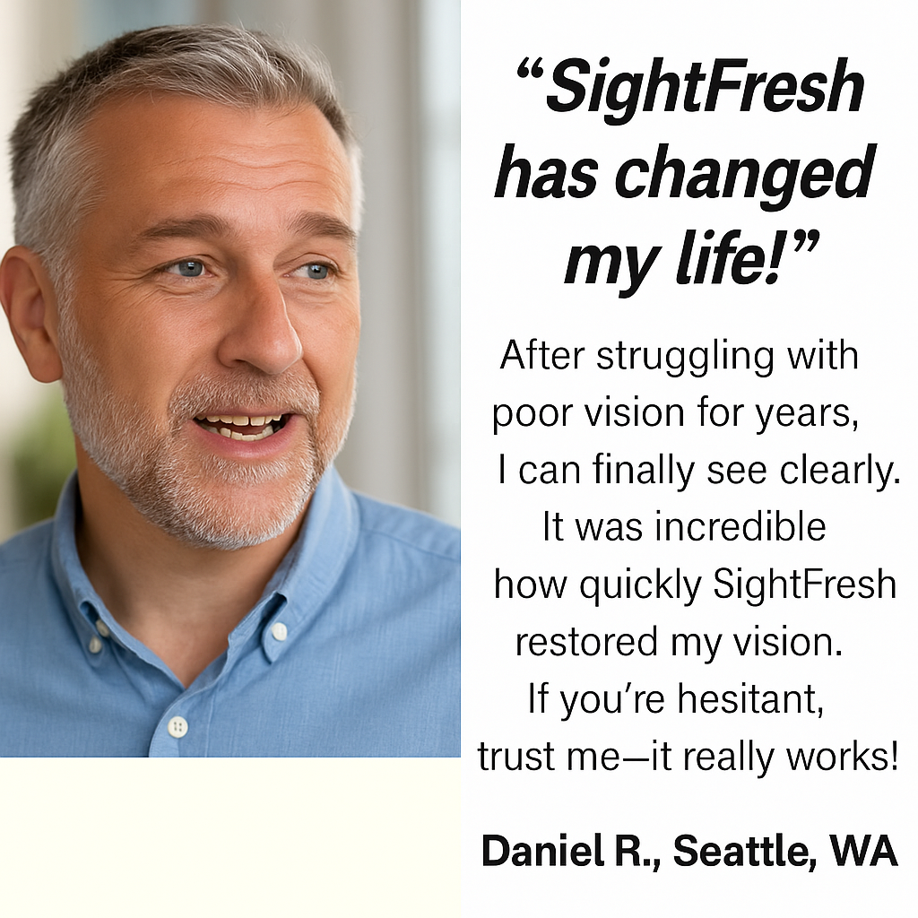 SightFresh is a natural formula developed to help support eye health and protect vision as you age.