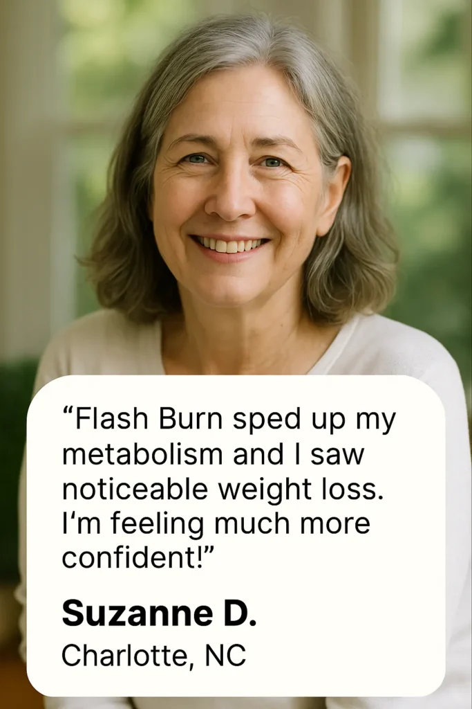 FlashBurn targets the bad bacteria that slow down your metabolism and promotes the growth of good bacteria that burn fat.