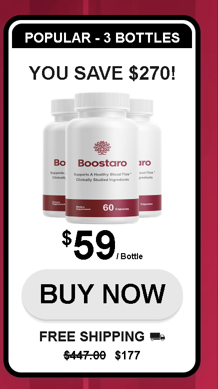 Boostaro – Natural Circulation & Vitality Support