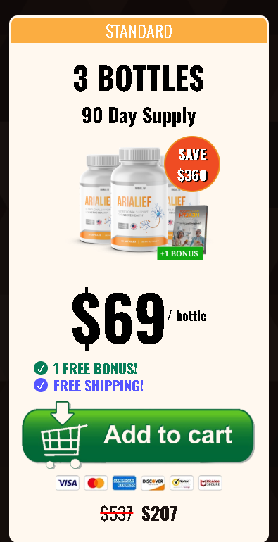 Arialief – Yellow Vitamin Support for Nerve Health